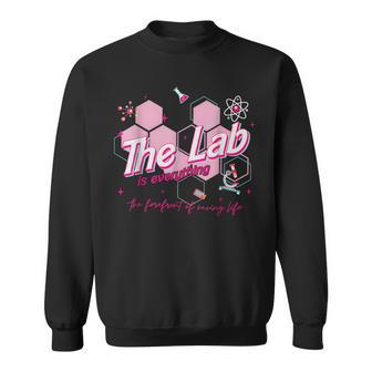 Pink Retro Lab Week 2024 Medical Lab Science Sweatshirt - Seseable