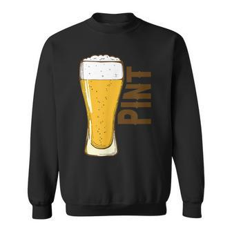 Pint Half Pint Matching Father Son Matching Father's Day Sweatshirt - Monsterry