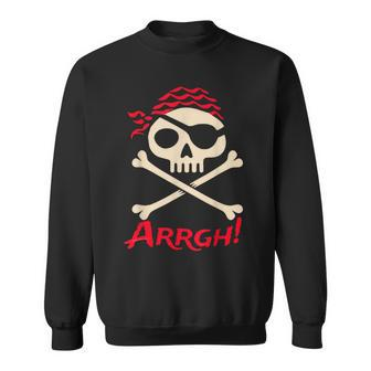 Pirate Argh Boys And Girls Arrgh Pirate Sweatshirt - Seseable
