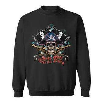 Pirate Skull Sea Thief Buccaneer Cool Sailor Man Idea Sweatshirt - Monsterry DE