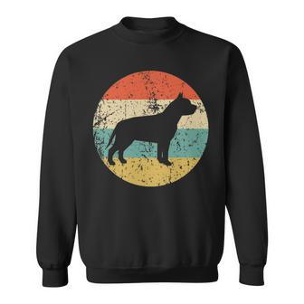 Pit Bull Retro Style Dog Sweatshirt | Mazezy