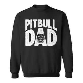 Pitbull Dad Dog Best Dog Dad Ever Mens Pitbull Sweatshirt | Mazezy DE