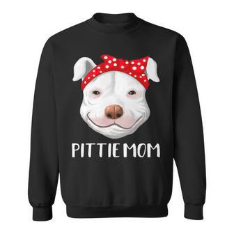 Pitbull Dog Lovers Pittie Mom Pit Bull Sweatshirt | Mazezy