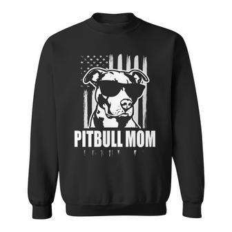 Pitbull Mom Proud American Pit Bull Dog Sweatshirt | Mazezy UK