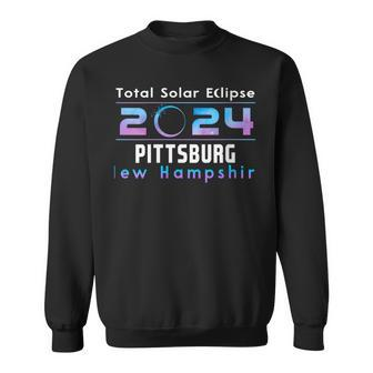 Pittsburg New Hampshire Eclipse 2024 Total Solar Eclipse Sweatshirt | Mazezy CA