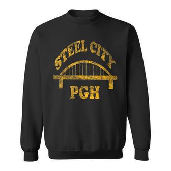 Pittsburgh Sl City Retro Pgh Bridge Vintage Sweatshirt - Monsterry