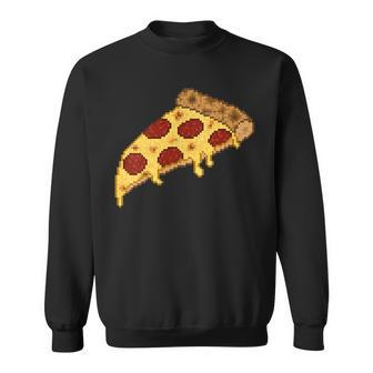 Pixel Pizza Sweatshirt - Monsterry