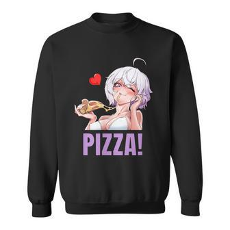 Pizza Lover Anime Sweatshirt - Seseable