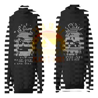 This Is My Plane Woodworking Carpenters Sweatshirt | Mazezy