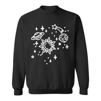 Planets Universe Space Beautiful Sweatshirt - Seseable