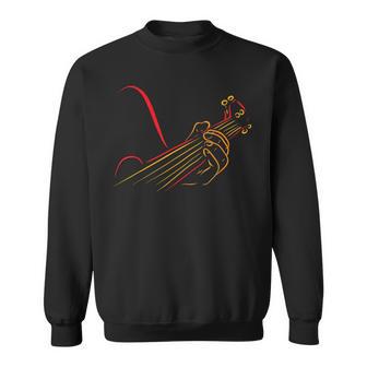 Playing Guitar Guitarist Music Life Sweatshirt - Monsterry UK