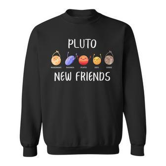 Pluto New Friends Dwarf Planets Astronomy Science Sweatshirt - Thegiftio UK