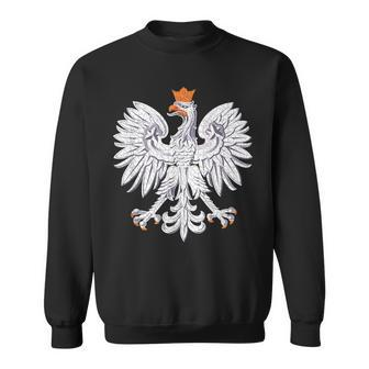 Poland Eagle Polish Symbol Sign Vintage Retro Sweatshirt - Seseable