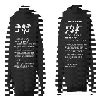 Pop Definition Grandfather Father's Day Dad Grandpa Sweatshirt - Thegiftio UK
