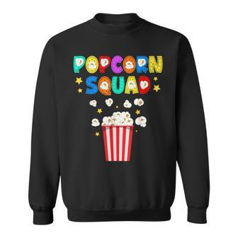 Popcorn Squad Movie Theater Lover Theatre Nerd Novelty Sweatshirt - Seseable