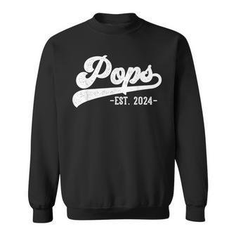 Pops Est 2024 Pops To Be New Pops Sweatshirt - Seseable