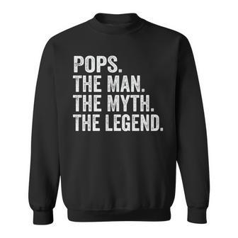Pops The Man Der Mythos Die Legende -Atertag Sweatshirt - Seseable