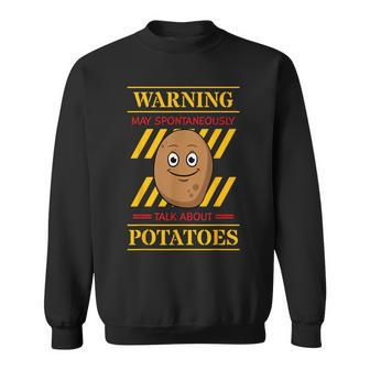 Potato Spud Root Vegetable Tater Vegan Lover Keto Idea Sweatshirt - Monsterry DE