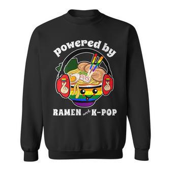 Powered By Ramen And Kpop Lgbt Gay Pride Month Ally Lgbtq Sweatshirt - Monsterry AU