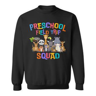 Pre-K Preschool Field Day Trip Squad 2024 Zoo Animal Sweatshirt - Monsterry