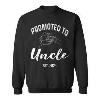 Pregnancy Announcement 2025 First Time Uncle Fathers Day Sweatshirt - Thegiftio UK