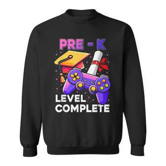 Prek Level Complete Gamers Last Day Of Pre K Graduate Sweatshirt - Monsterry