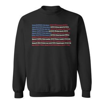 All Presidents Of The United States In One Patriotic Sweatshirt - Monsterry