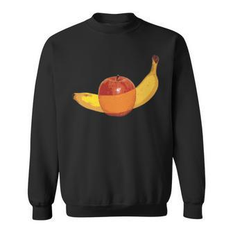 Primary Colors Mixing Apple Banana Orange Sweatshirt - Monsterry UK
