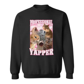 Professional Yapper Cat Sweatshirt - Thegiftio UK