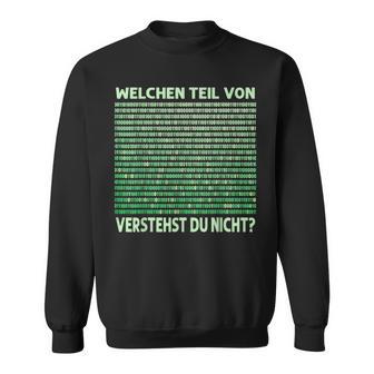 Programmer Admin Which Partonerstehst Du Nicht Sweatshirt - Geschenkecke