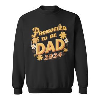 Promoted To Be Dad Soon To Be Dad 2024 Father's Day Sweatshirt - Thegiftio UK