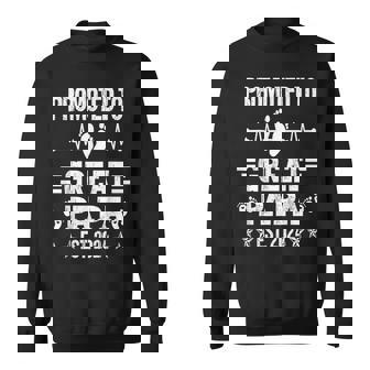 Promoted To Papa Est 2024 Great Dad Grandfather Fathers Day Sweatshirt - Thegiftio