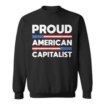 Proud American Capitalist Capitalism Sweatshirt - Monsterry