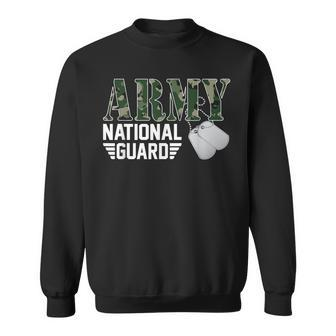 Proud Army National Guard Military Family Veteran Army Sweatshirt - Seseable
