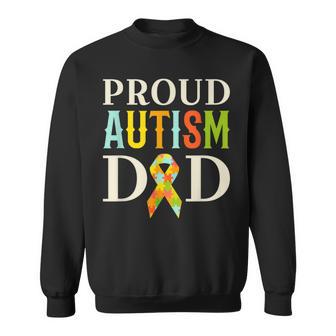 Proud Autism Dad Autism Awareness Sweatshirt - Monsterry UK