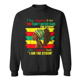 Proud Black African American Ladies Black History Month Sweatshirt | Mazezy