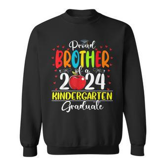 Proud Brother Of A Class Of 2024 Kindergarten Graduate Sweatshirt - Seseable