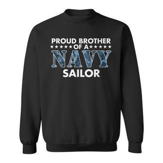 Proud Brother Of A Navy Sailor Sweatshirt - Monsterry UK