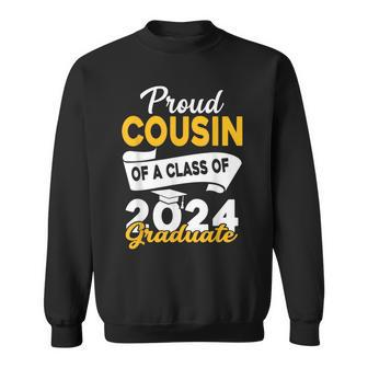 Proud Cousin Of A 2024 Graduate Graduation Family Matching Sweatshirt - Monsterry UK