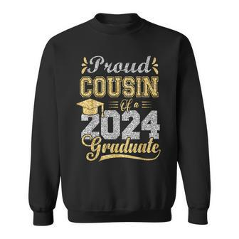 Proud Cousin Of A 2024 Graduate Graduation Senior 2024 Sweatshirt - Monsterry AU