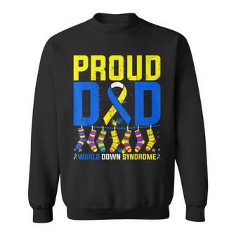 Proud Father World Down Syndrome Dad 2024 Sweatshirt - Seseable