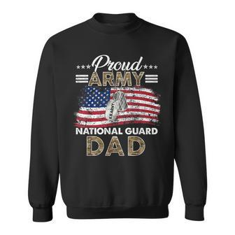 Proud National Guard Dad American Veteran Sweatshirt - Monsterry AU