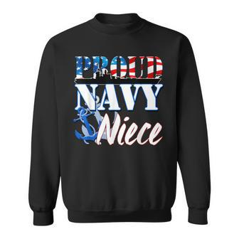 Proud Navy Niece Usa Military Patriotic Sweatshirt - Monsterry DE