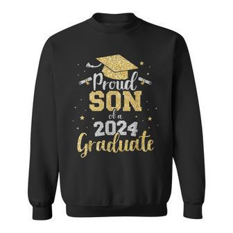 Proud Son Of A Class Of 2024 Graduate Senior Graduation Sweatshirt - Monsterry CA