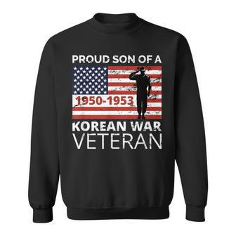 Proud Son Of A Korean War Veteran For Military Sweatshirt - Monsterry CA