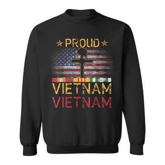 Proud Vietnam Veteran T Vietnam War Vet Sweatshirt - Monsterry