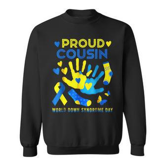 Prouds Cousin T21 World Down Syndrome Awareness Day Ribbon Sweatshirt - Seseable