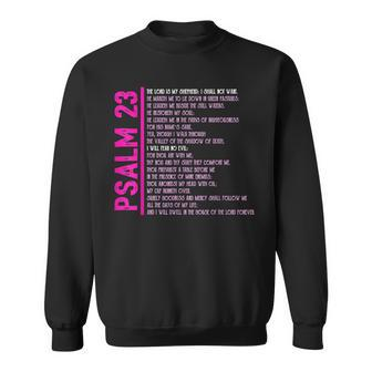 Psalm 23 I Will Fear No Evil Sweatshirt - Monsterry