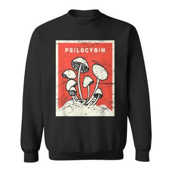 Psilocybin Retro Psychedelic Magic Mushrooms Sweatshirt - Thegiftio UK