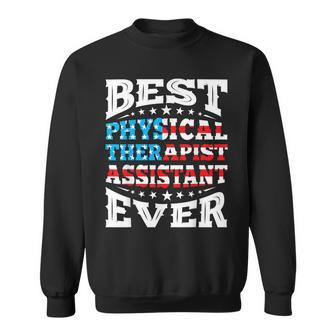 Pta Physical Therapist Assistant 4Th Fourth Of July Usa Flag Sweatshirt - Monsterry CA